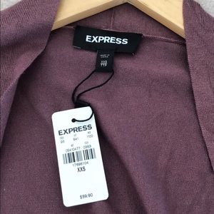 Nwt Express Wide Placket Cardigan 